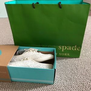 Kate Spade wedding glitter Keds
